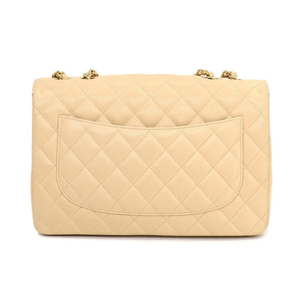 CHANEL Matelasse 30 Chain Shoulder Bag Caviar Skin Leather Beige Gold Hardware - Picture 2 of 9